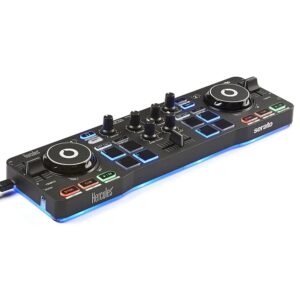 Hercules DJControl Starlight Portable USB DJ Controller with 8 Pads