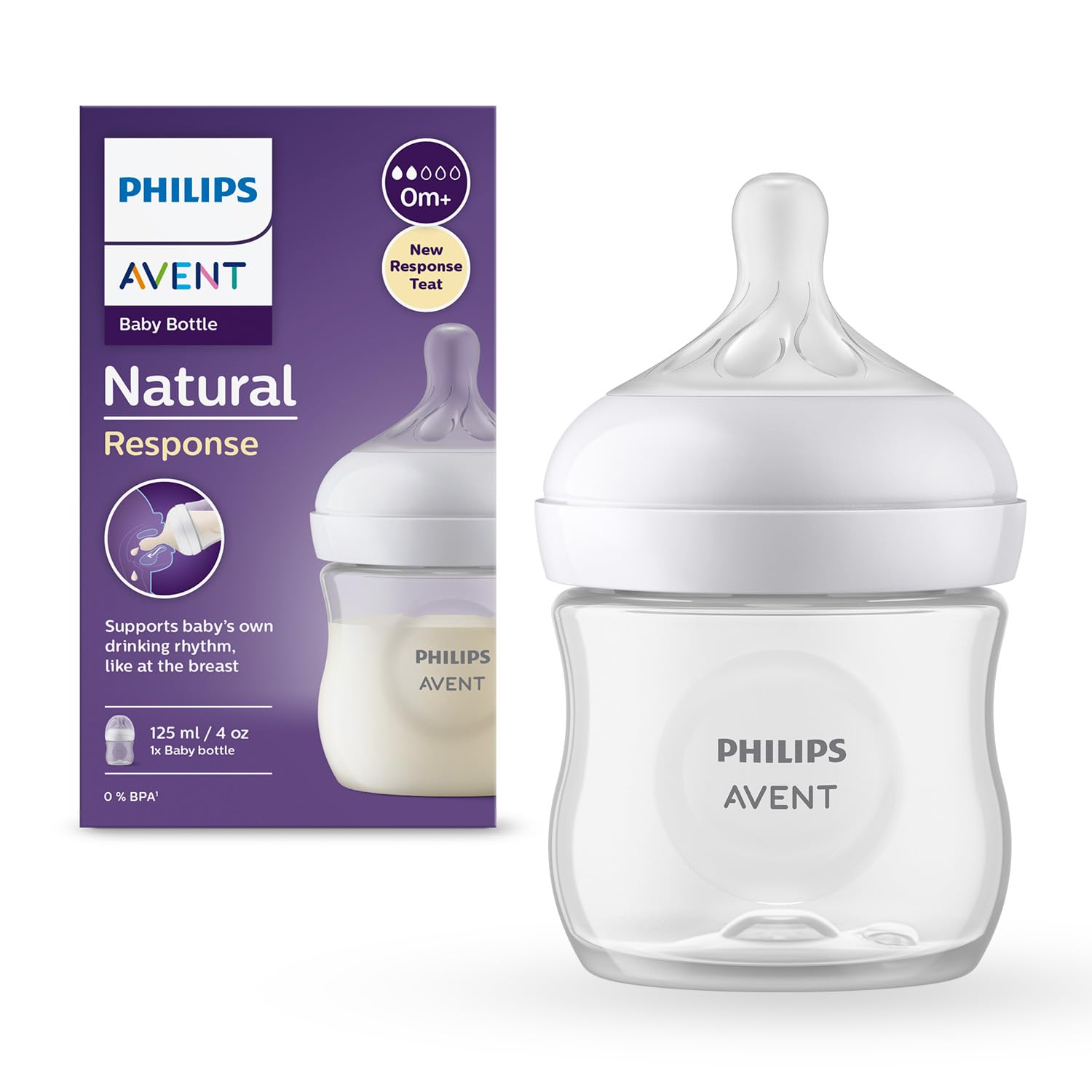 Philips Avent Natural Baby Feeding Bottle with Breastfeeding Tech