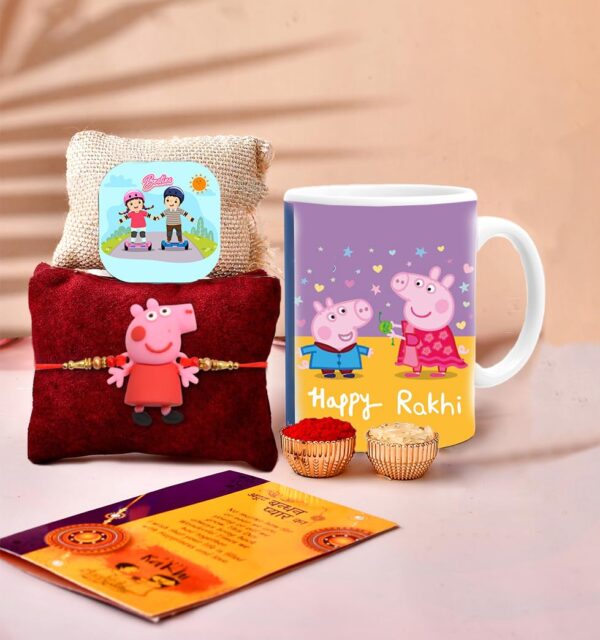 Mug and Magnet Combo, Great Return Gift for Kid Brother
