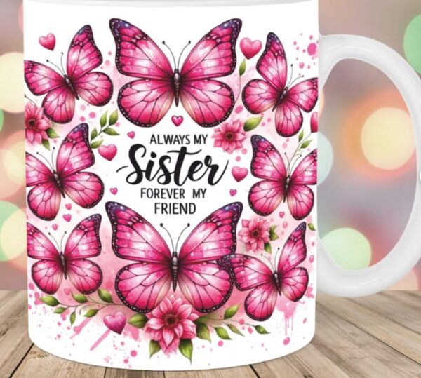 Cute Sister Coffee Mug, Best Gift Idea Under - Rs 100 for Raksha Day