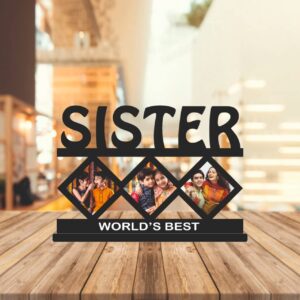Wooden Photo Stand - Raksha Gift Idea for Behen