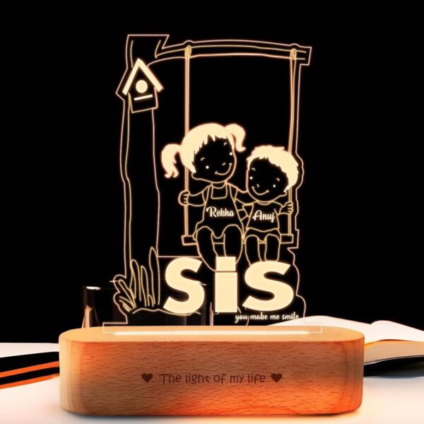 LED Name Lamp Custom Rakhi Special Item