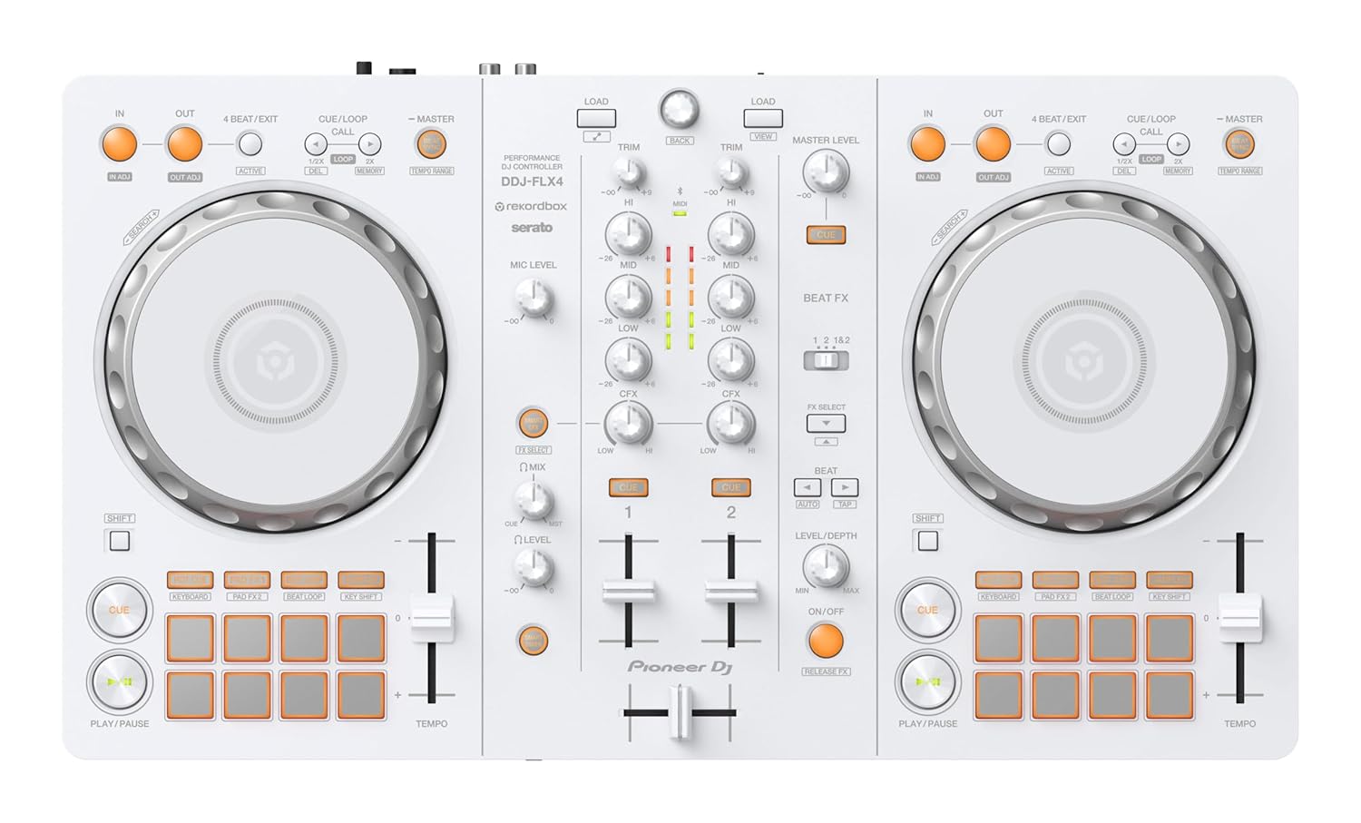 pioneer dj ddj flx4 controller white