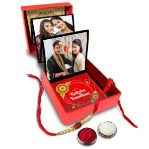 Popup Photo Gift Box - Personalized Rakhi Gift for Brother