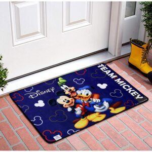 Disney Mickey Anti-Slip Rubber Door Mat for Indoor & Outdoor