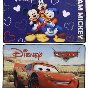 Fun Homes Disney Cars 2-Piece Anti-Slip Door Mat Set