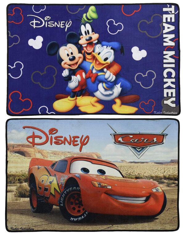 Fun Homes Disney Cars 2-Piece Anti-Slip Door Mat Set