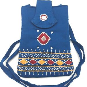 Embroidered Sling Bag for Sister- Handpicked Rakhi Surprise