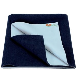 OYO BABY Waterproof Dry Sheet for Newborn Babies, Navy Blue