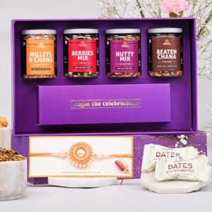 Healthy Rakhi Snacks Box - Surprise Gift for Bhaiya