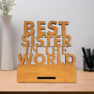 Wooden Table Gift Showpiece for Rakhi Day