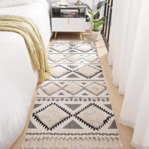 Designer Handwoven Cotton Bedside Runner for Home D?cor