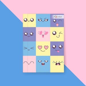 Emoji Cover A5 Diary for Notes and Gifts
