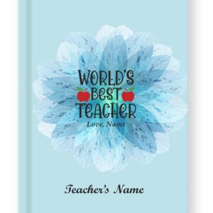 Custom Diary Gift with Quote for Teacher