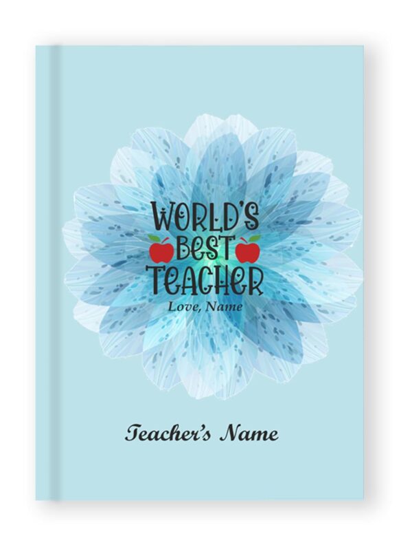 Custom Diary Gift with Quote for Teacher