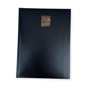 Executive Black Diary 2026 Faux Leather Cover