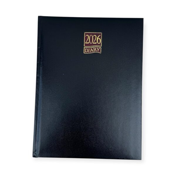 Executive Black Diary 2026 Faux Leather Cover