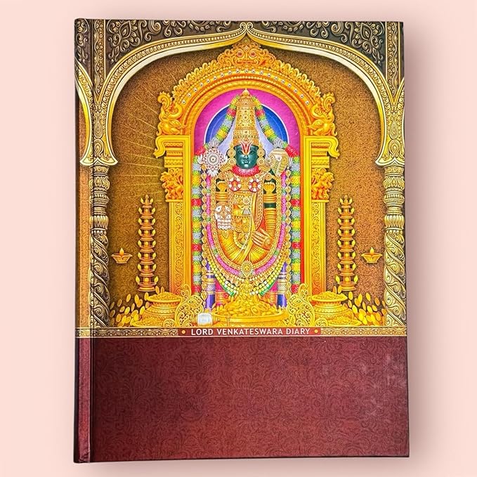 TTD Diary 2026 PU Cover Full Day Planner